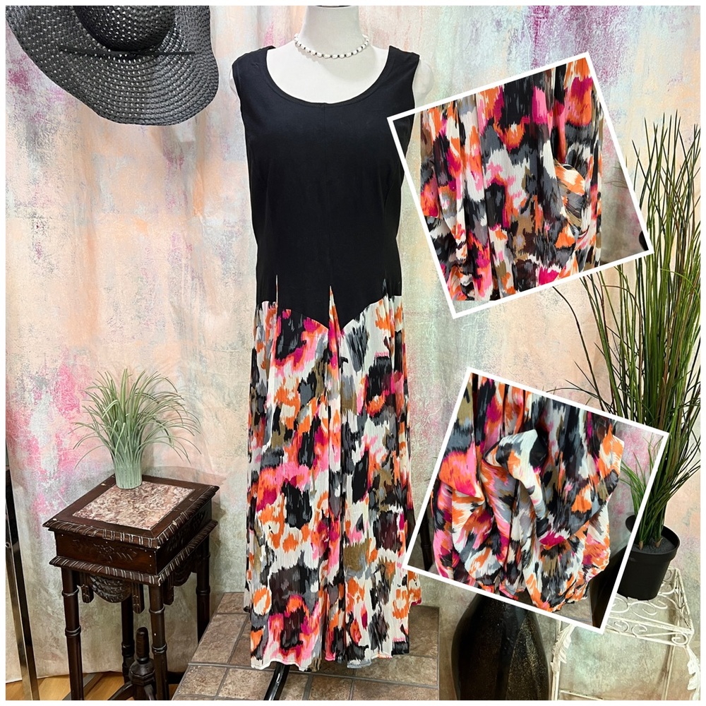 VTG📌Klozlyne Unique Sleeveless Cotton Dress with Adjustable Skirt Style